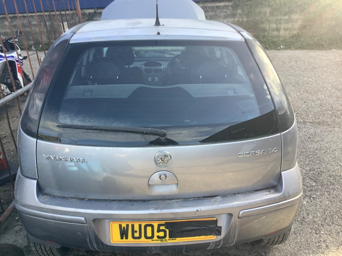 VAUXHALL CORSA C TAILGATE SILVER LIGHTNING Z163 2001 20062