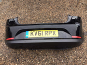 SEAT IBIZA FR REAR BUMPER 5 DOOR 6J4807421 BLACK LZ9Y 2011 20152