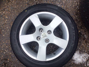 PEUGEOT 207 ALLOY WHEEL 15'' 9686100080 TYRE 205X55X15 2006 20123