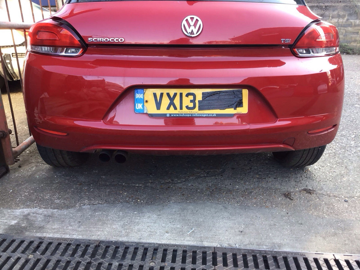 VOLKSWAGEN SCIROCCO REAR BUMPER RED PAINT CODE LA3H 2008 20134