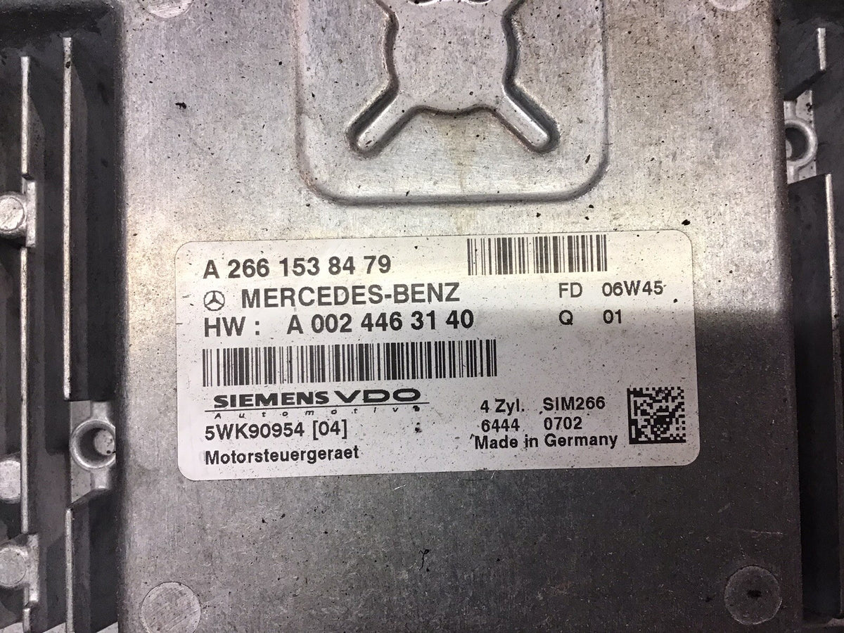 MERCEDES A CLASS W169 1.5 PETROL ENGINE CONTROL UNIT ECU A0024463140 2005 20123