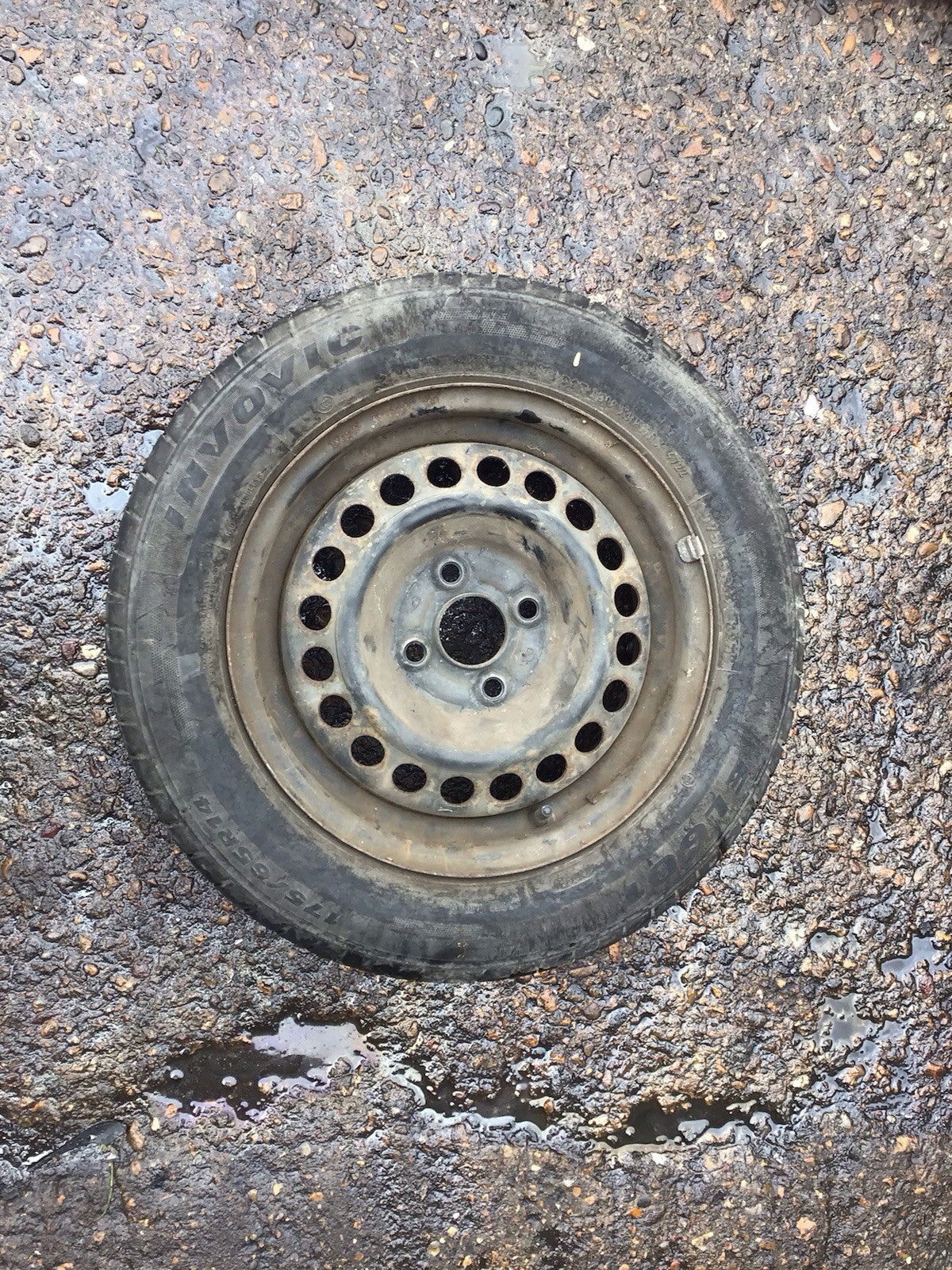 HONDA JAZZ MK2  SPARE WHEEL 14''  STEEL RIM TYRE 175X65X14  2002 20081