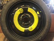 VOLKSWAGEN GOLF MK7 SPARE WHEEL 16'' STEEL RIM TYRE 125X70X16 2160927 2009 20203