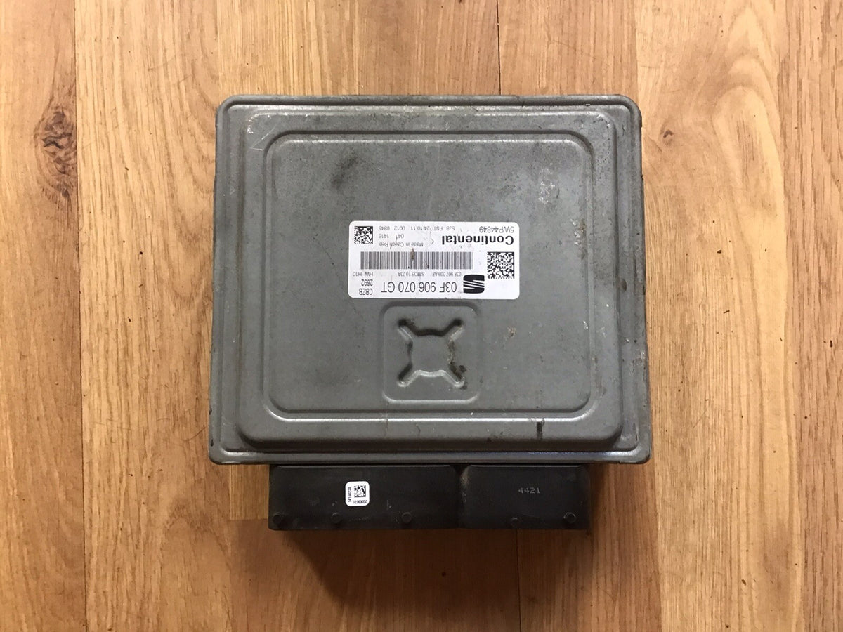 SEAT IBIZA MK4 1.2 PETROL ENGINE CONTROL MODULE 03F906070GT 2010 20165