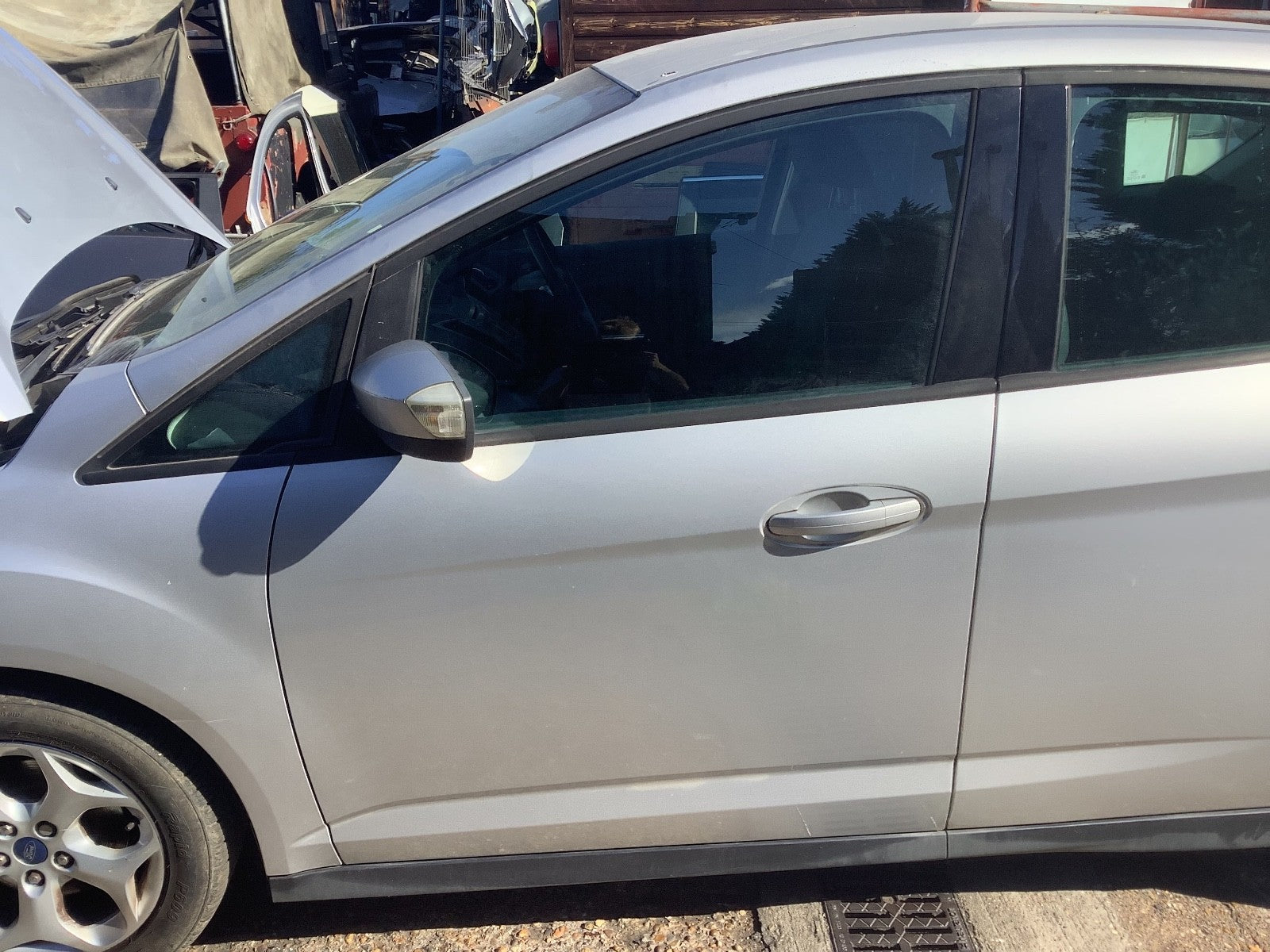FORD C MAX PASSENGER'S SIDE FRONT DOOR MOONDUST SILVER 2010 20151