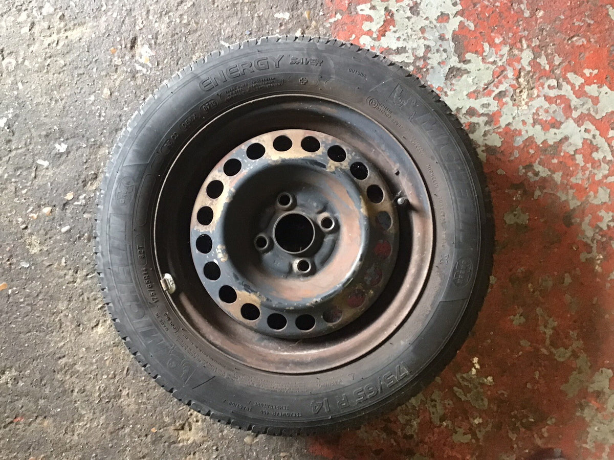 HONDA JAZZ MK2  SPARE WHEEL 14''  STEEL RIM TYRE 175X65X14  2002 20080