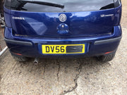 VAUXHALL CORSA C REAR BUMPER IN ULTRABLAU Z21B 2001 20061