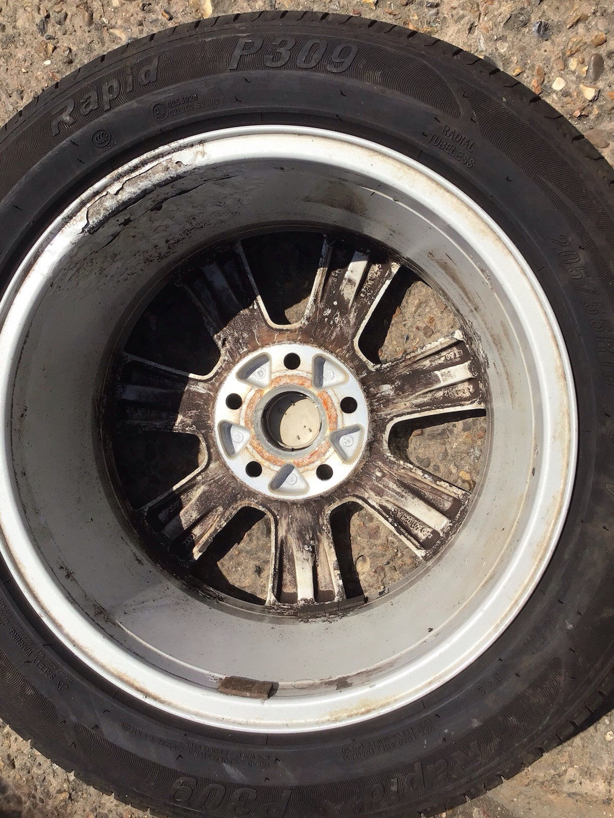 AUDI A3 8P ALLOY WHEEL 16'' TYRE 205X55X16 8P0601025A 2004 20087