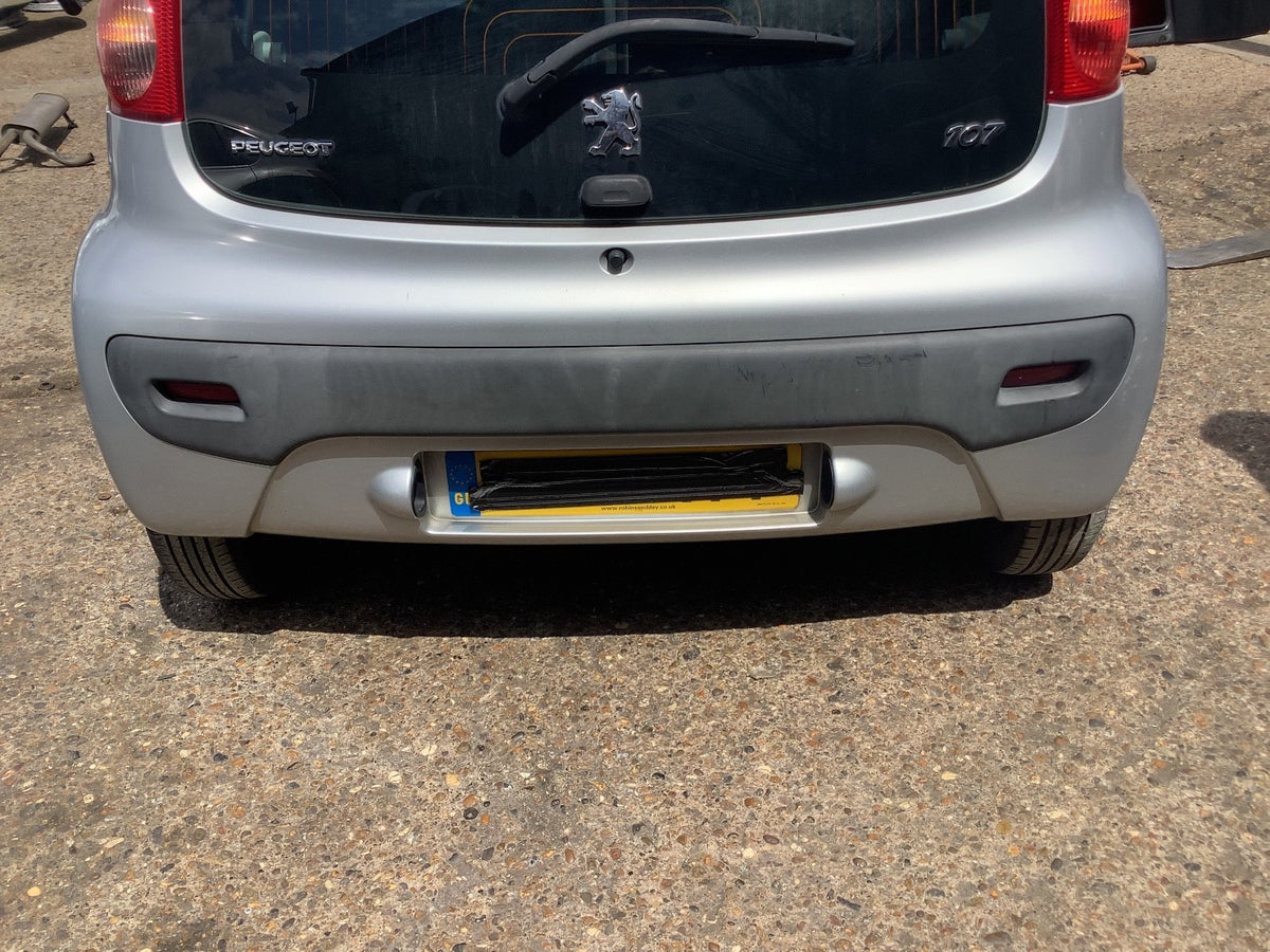 CITROEN C1 PEUGEOT 107 REAR BUMPER GRIS GALLIUM METALLIC KTB 2005 20112