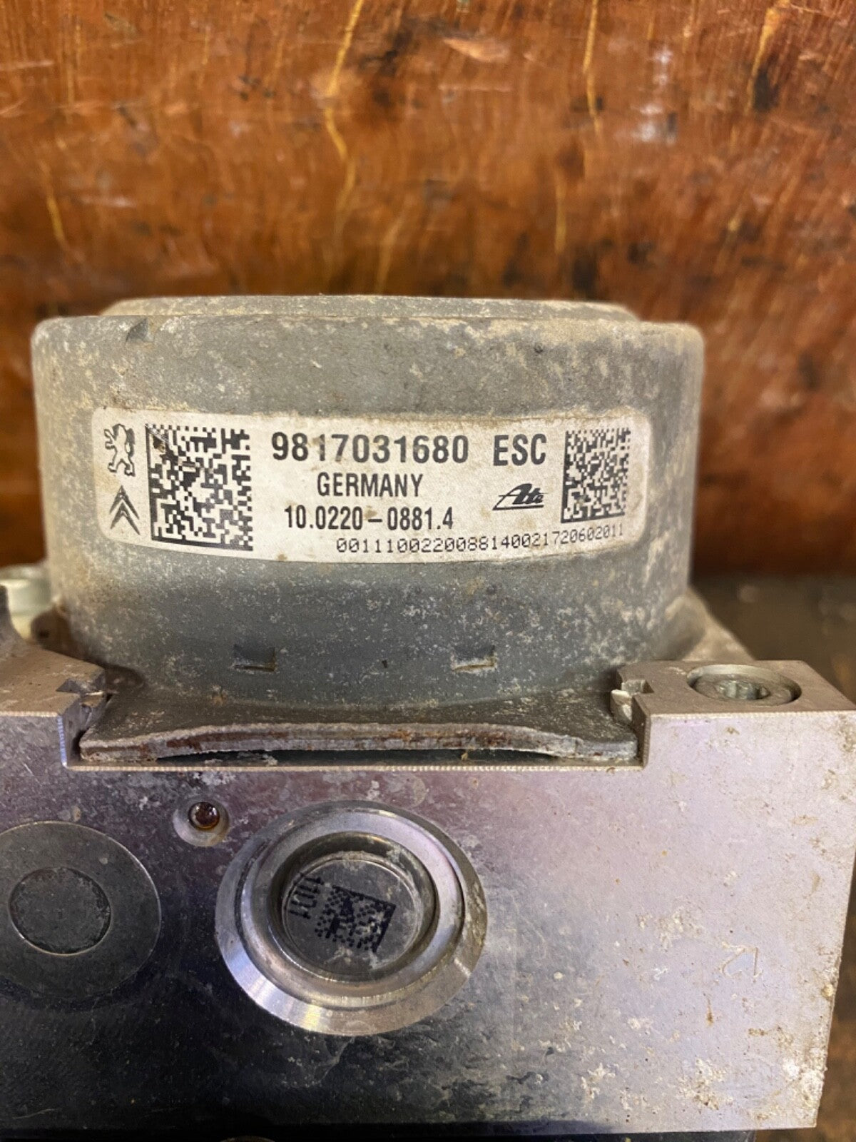 PEUGEOT 208 ABS PUMP MODULE 9817031680 10.0220 0881.4 2013 20196