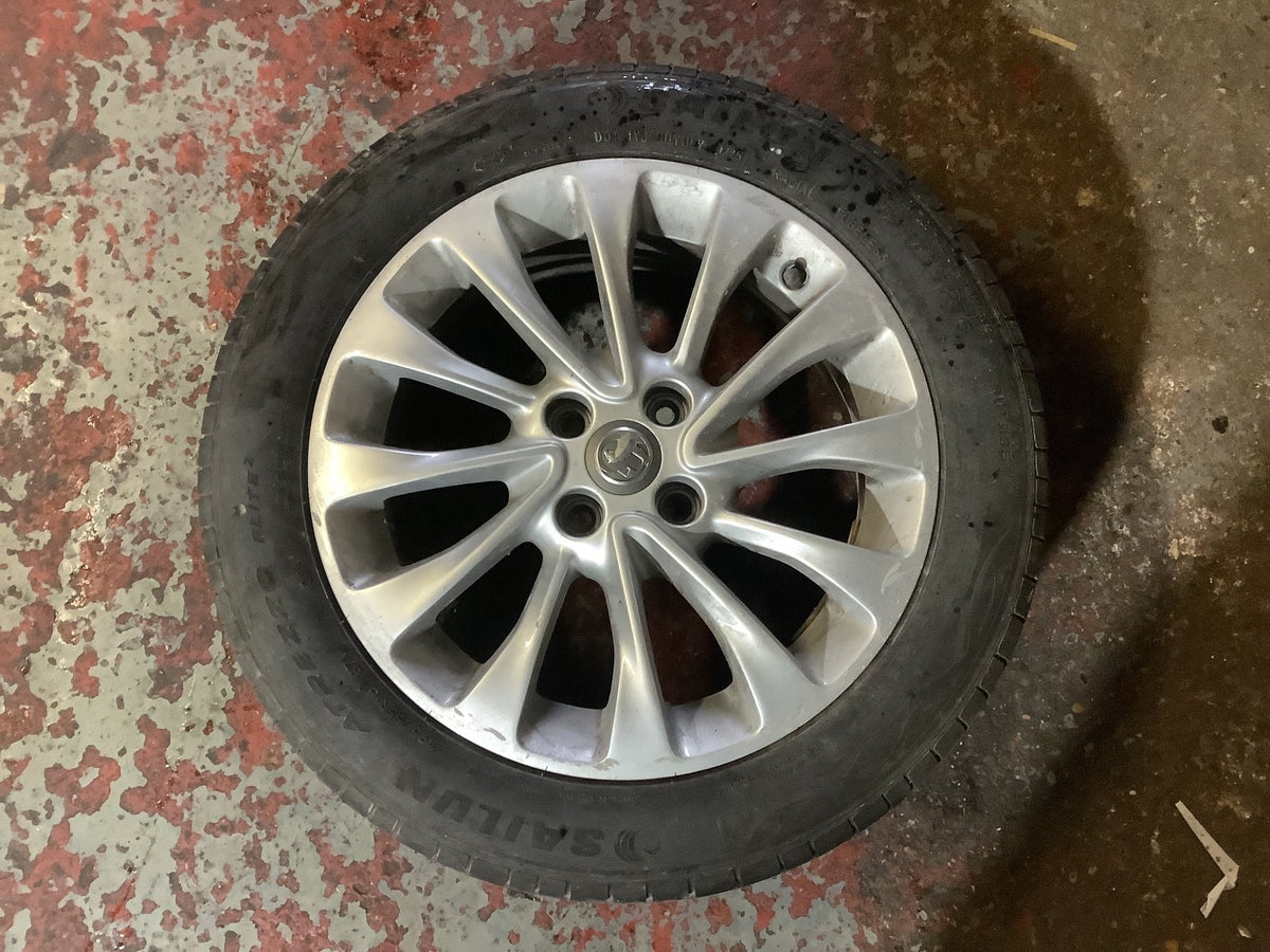 VAUXHALL CORSA E ALLOY WHEEL 16'' AND TYRE 195X55X16 13399305 2015 20192