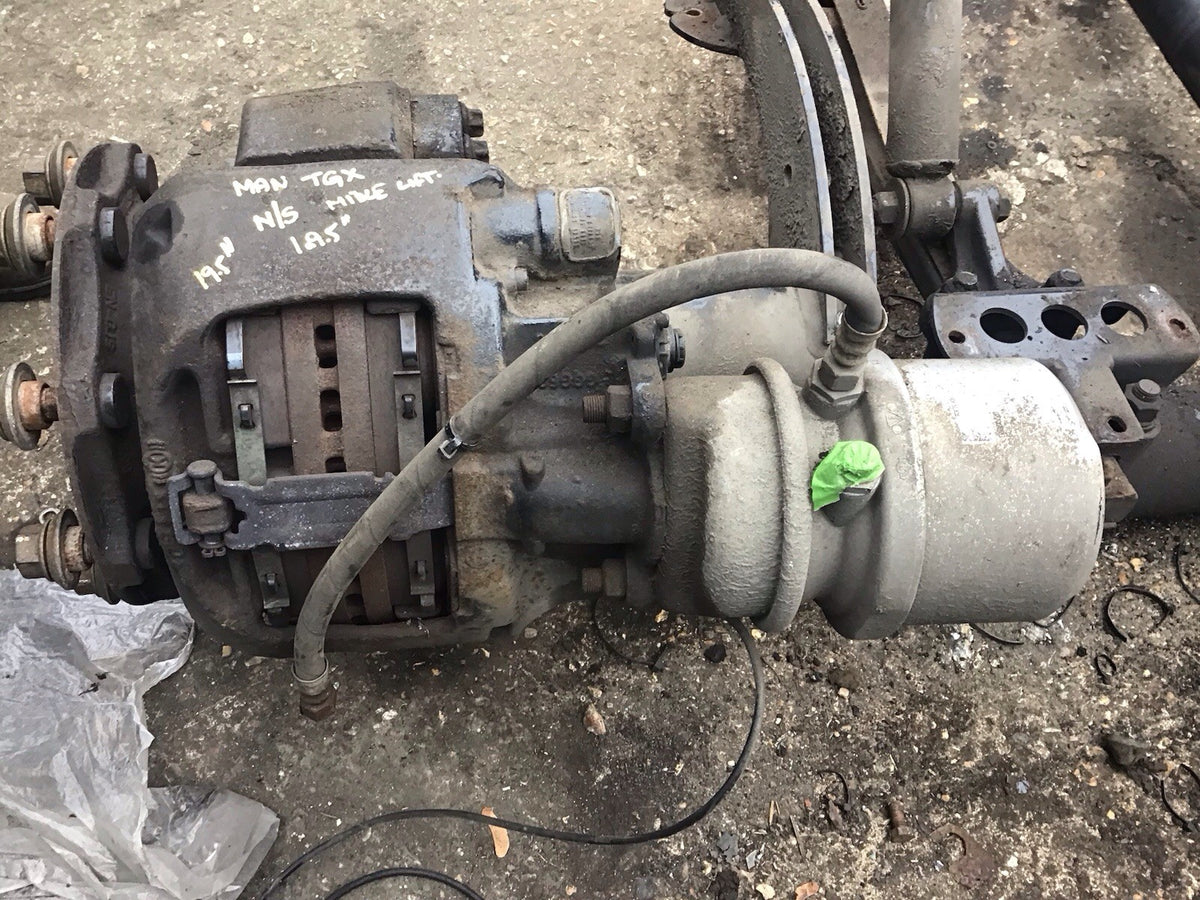 MAN TGX TGS MIDLIFT AXLE BRAKE CALIPPER AND CARRIER 19.5'' N/S WHEEL 2015 20200