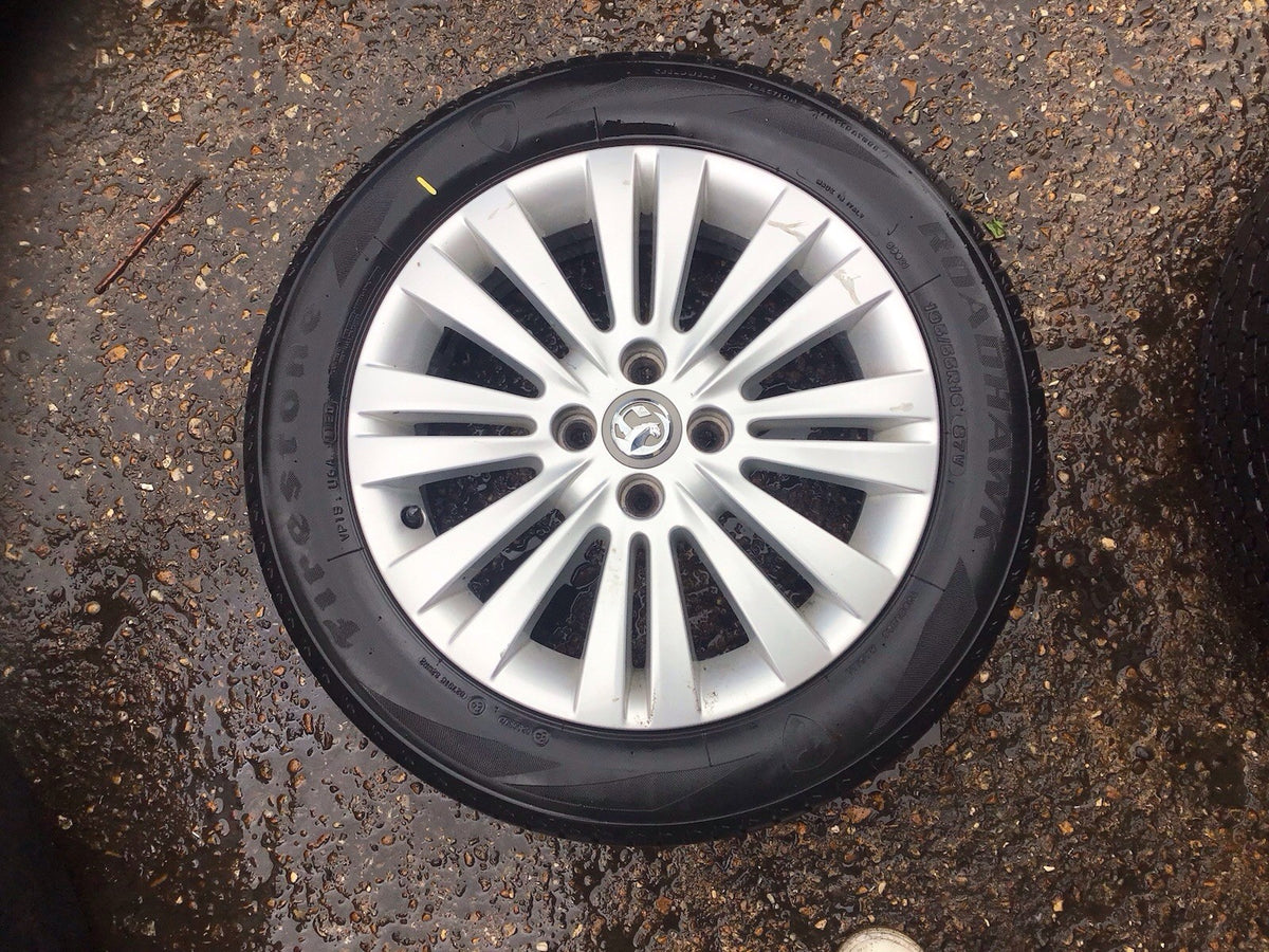 PEUGEOT 207 ALLOY WHEEL 15'' 9686100080 TYRE 205X55X15 2006 20122
