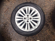 PEUGEOT 207 ALLOY WHEEL 15'' 9686100080 TYRE 205X55X15 2006 20122