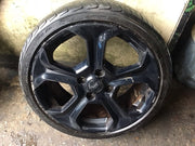 FORD FIESTA  ST BLACK ALLOY WHEEL AND TYRE 17"  7Jx17 ET47.5 C1BC TBFC3