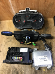VAUXHALL CORSA D 1.2 PETROL ECU KIT 55577834 AATX A12XER 2010 20141