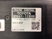 TOYOTA AURIS 2.0 DIESEL ENGINE ECU 89661 12B00 DENSO 175800 8021 2007 20101