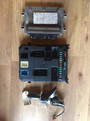 PEUGEOT 207 1.6 DIESEL ECU KIT 9666952080 2009 20120