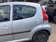 PEUGEOT 107 PASSENGERS SIDE N/S REAR DOOR GRIS GALLIUM PAINT CODE KTB 2005 20142