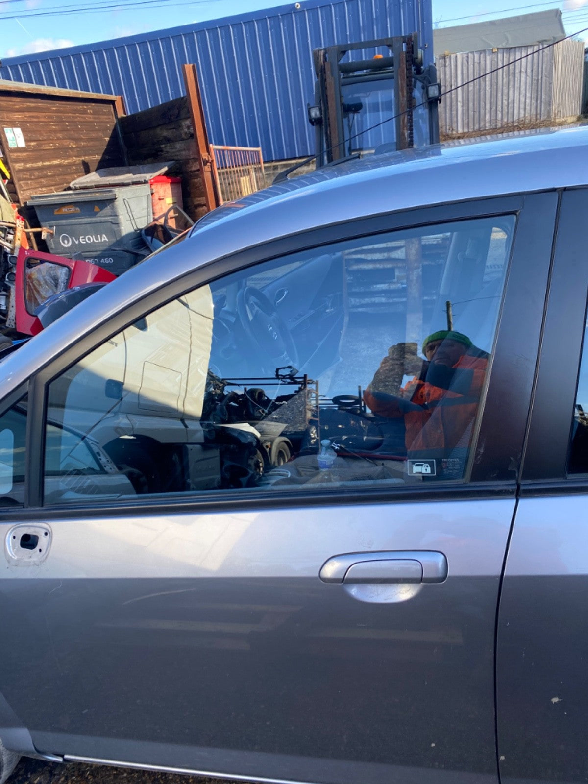 HONDA JAZZ MK2 PASSENGER'S SIDE FRONT WINDOW GLASS 2002 20080
