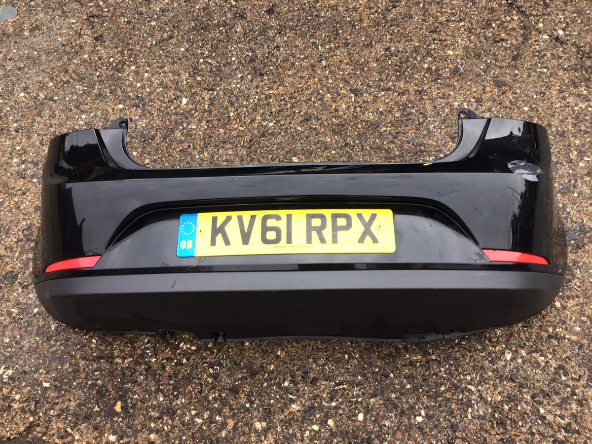 SEAT IBIZA FR REAR BUMPER 5 DOOR 6J4807421 BLACK LZ9Y 2011 20151