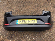 SEAT IBIZA FR REAR BUMPER 5 DOOR 6J4807421 BLACK LZ9Y 2011 20151