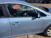 VAUXHALL CORSA D DRIVER SIDE O/S FRONT DOOR CRINAN BLUE Z22R 5 DOOR 2006 20144