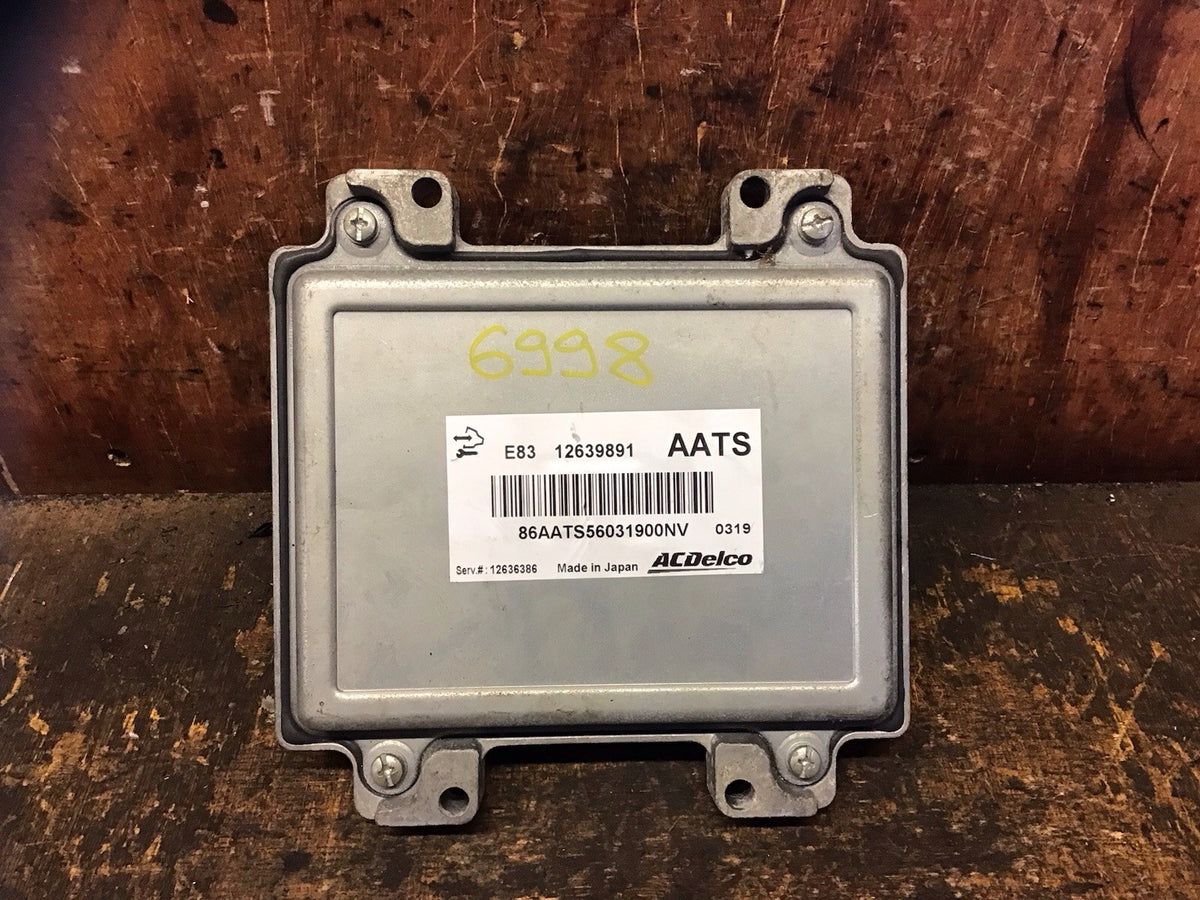 VAUXHALL MERIVA B PETROL ENGINE CONTROL UNIT ECU 12639891 WITH CODE 6998 10 20154