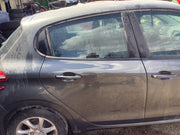 PEUGEOT 208 DRIVER'S SIDE REAR DOOR SHARK GREY KTP 2012 20181
