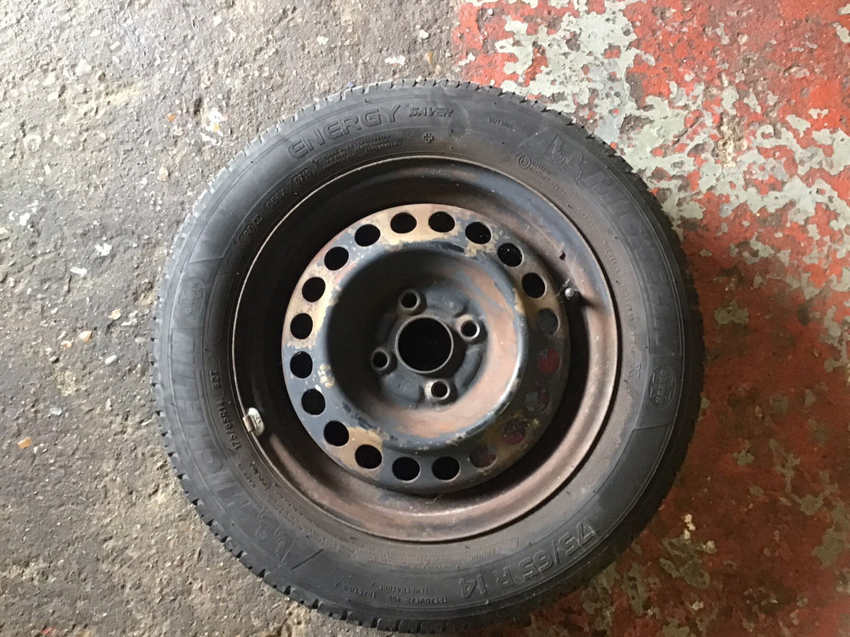 HONDA JAZZ MK2  SPARE WHEEL 14''  STEEL RIM TYRE 175X65X14  2002 20083