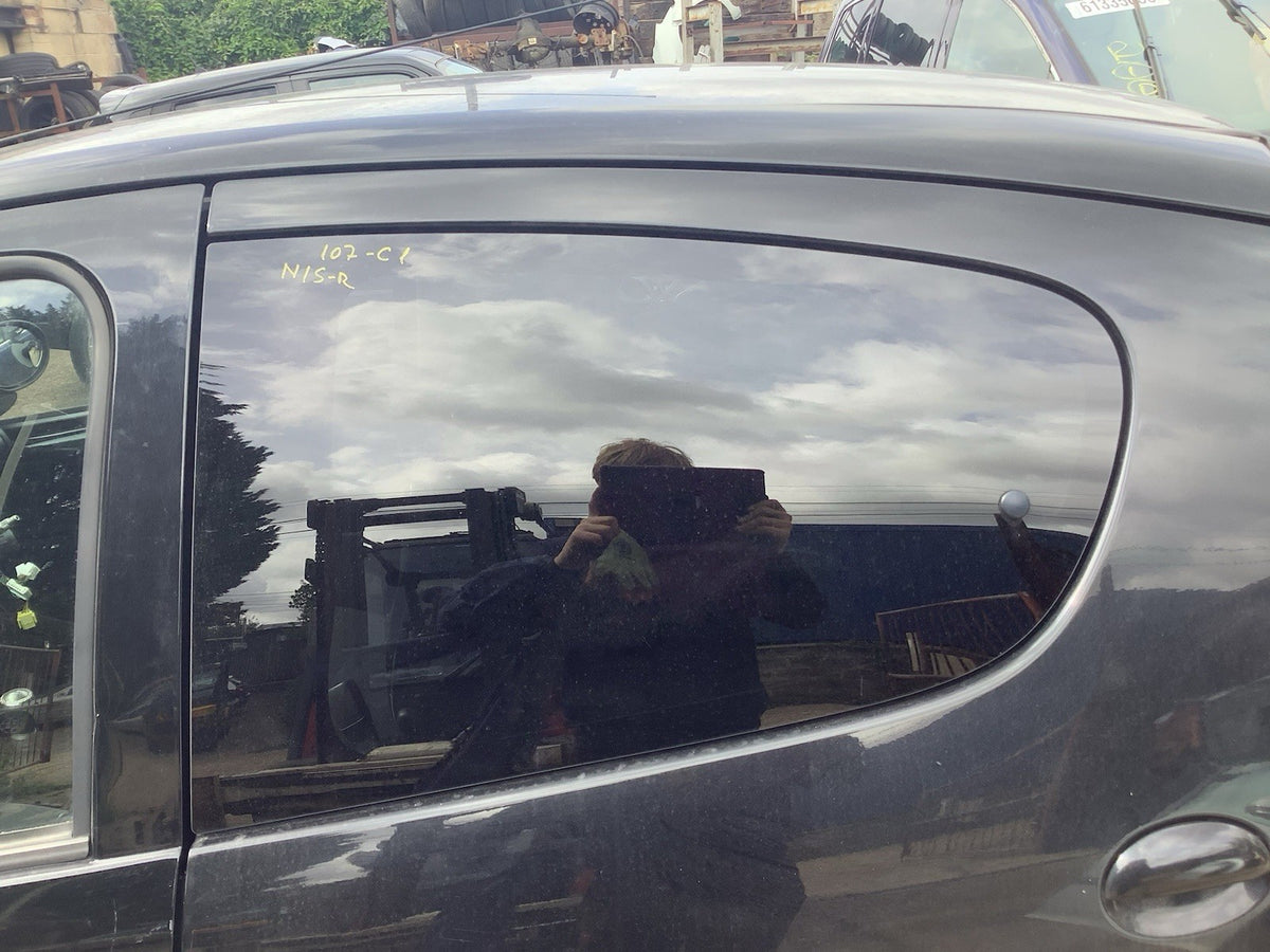 PEUGEOT 107 CITROEN C1 PASSENGER'S N/S SIDE REAR WINDOW GLASS 5 DOOR 2005 20142