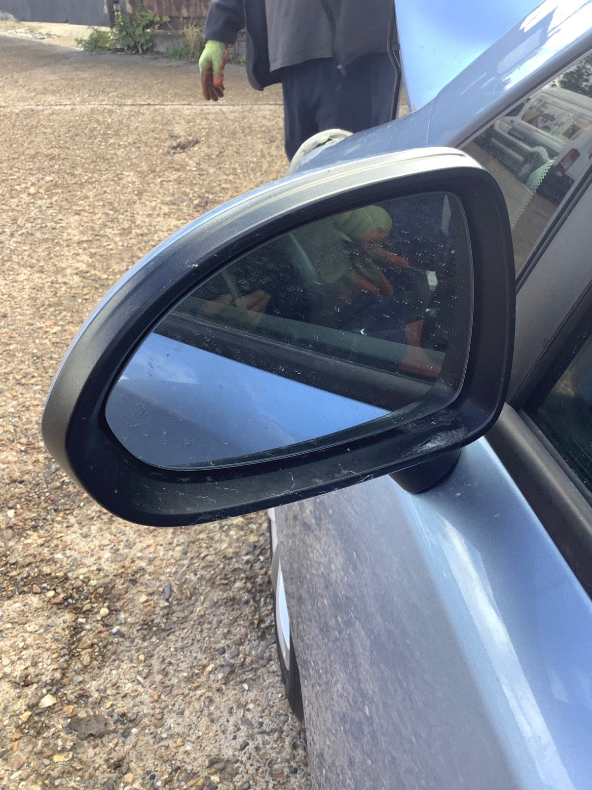 VAUXHALL CORSA D PASSENGERS SIDE N/S WING MIRROR CRINAN BLUE Z22R 2006 20141