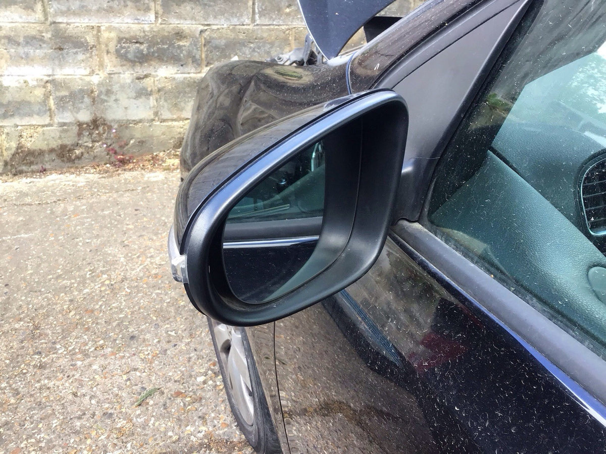VOLKSWAGEN GOLF MK6 PASSENGER'S SIDE MIRROR DEEP BLACK LC9X 2009 20126