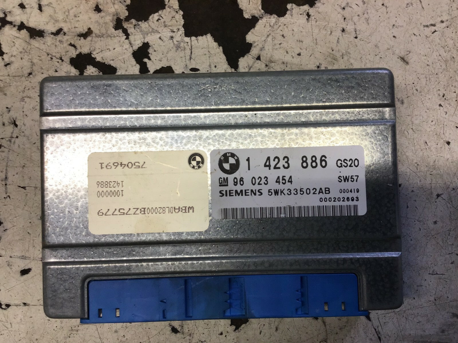 BMW 5 SERIES E39 AUTOMATIC GEARBOX ECU 1423886  5WK33502AB GS20  2000 20051