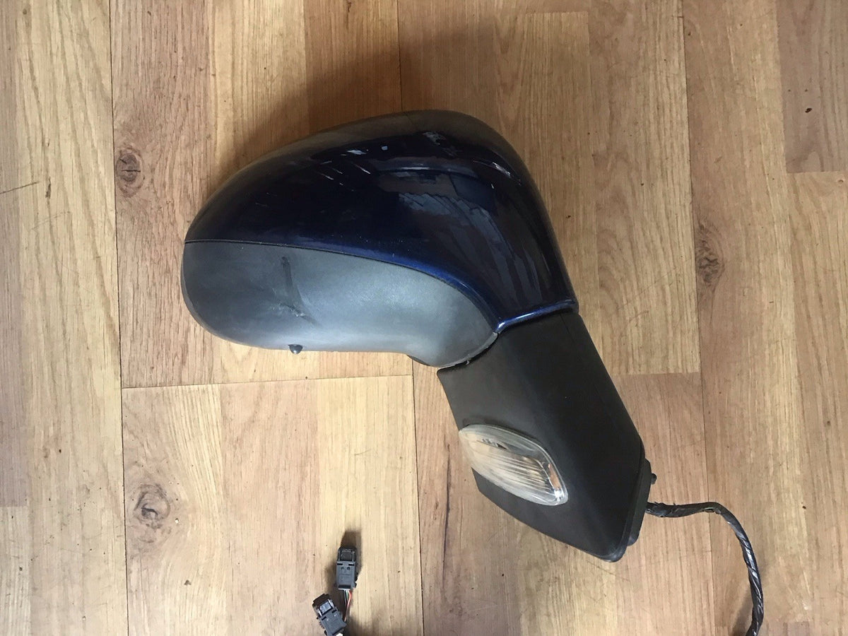 PEUGEOT 207 DRIVER'S SIDE O/S DOOR MIRROR IN BLUE 014342 2006  20123