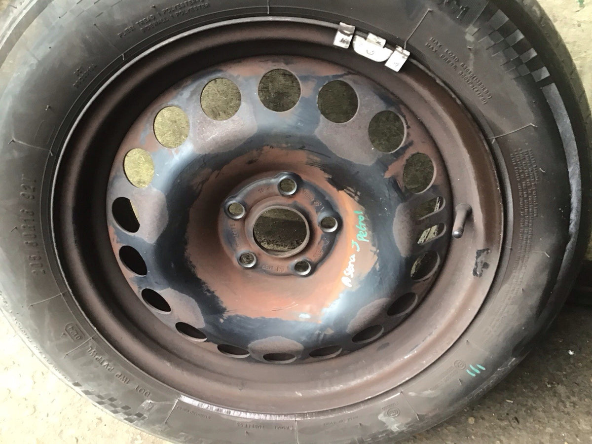 VAUXHALL ASTRA J  SPARE WHEEL 16'' STEEL RIM 2160142 TYRE 205X60X16  2010 20152