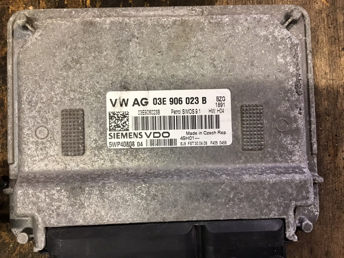 SKODA FABIA 1.2 PETROL ECU KIT 03E906023B SIEMENS 5WP40808 BZG 2006 20113
