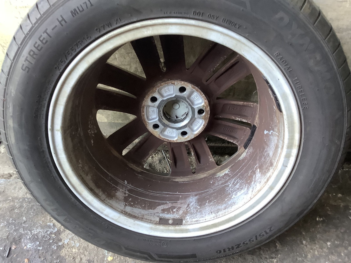 VOLKSWAGEN EOS ALLOY WHEEL 16" 3G0601025AF WITH TYRE 215X55X16 2007 201410