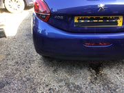 PEUGEOT 208 REAR BUMPER IN VIRTUAL BLUE KUC 2013 20182