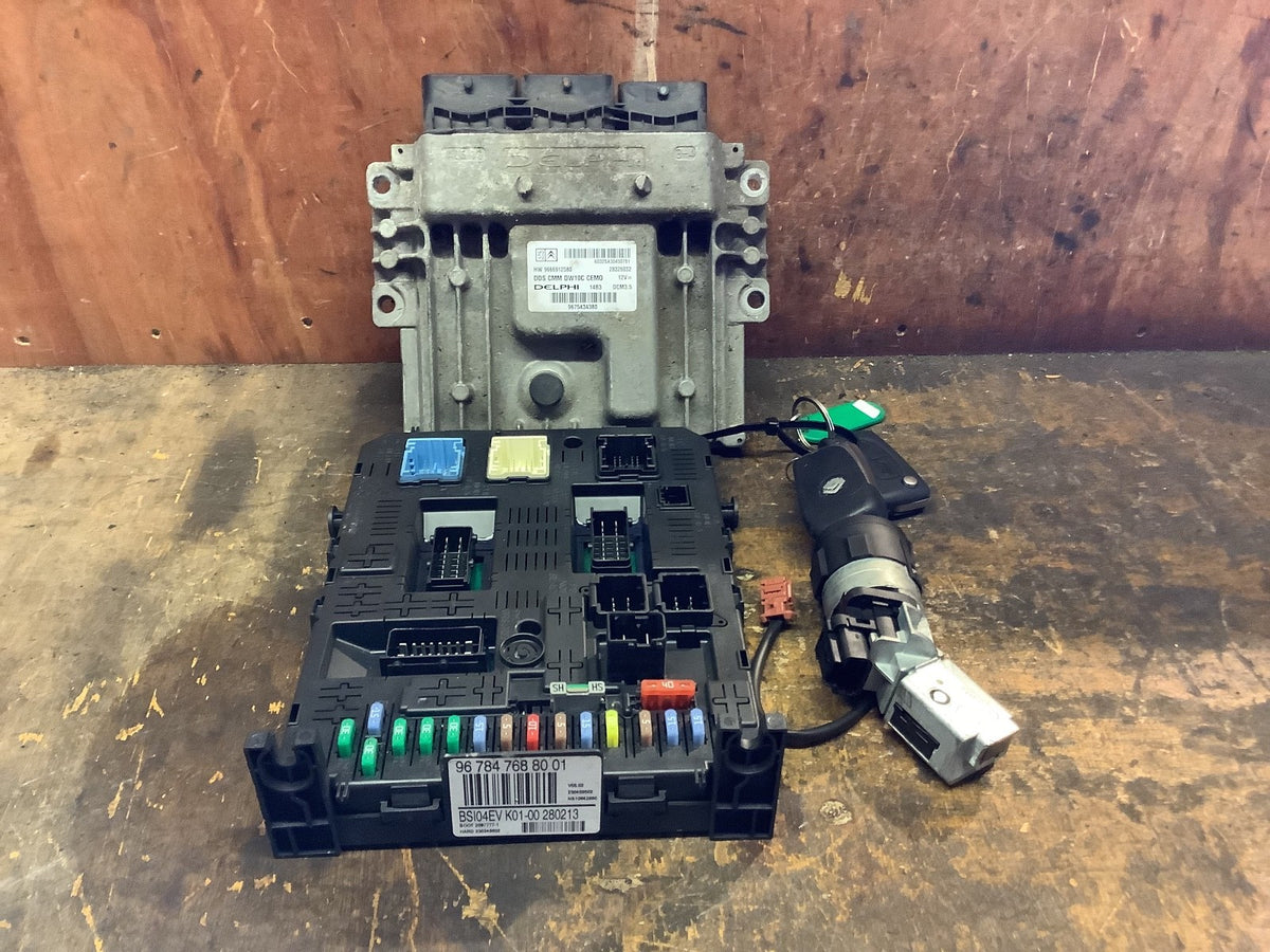 PEUGEOT EXPERT 1.6 HDI ECU KIT LOCK SET 28326032,9666912580 07 162