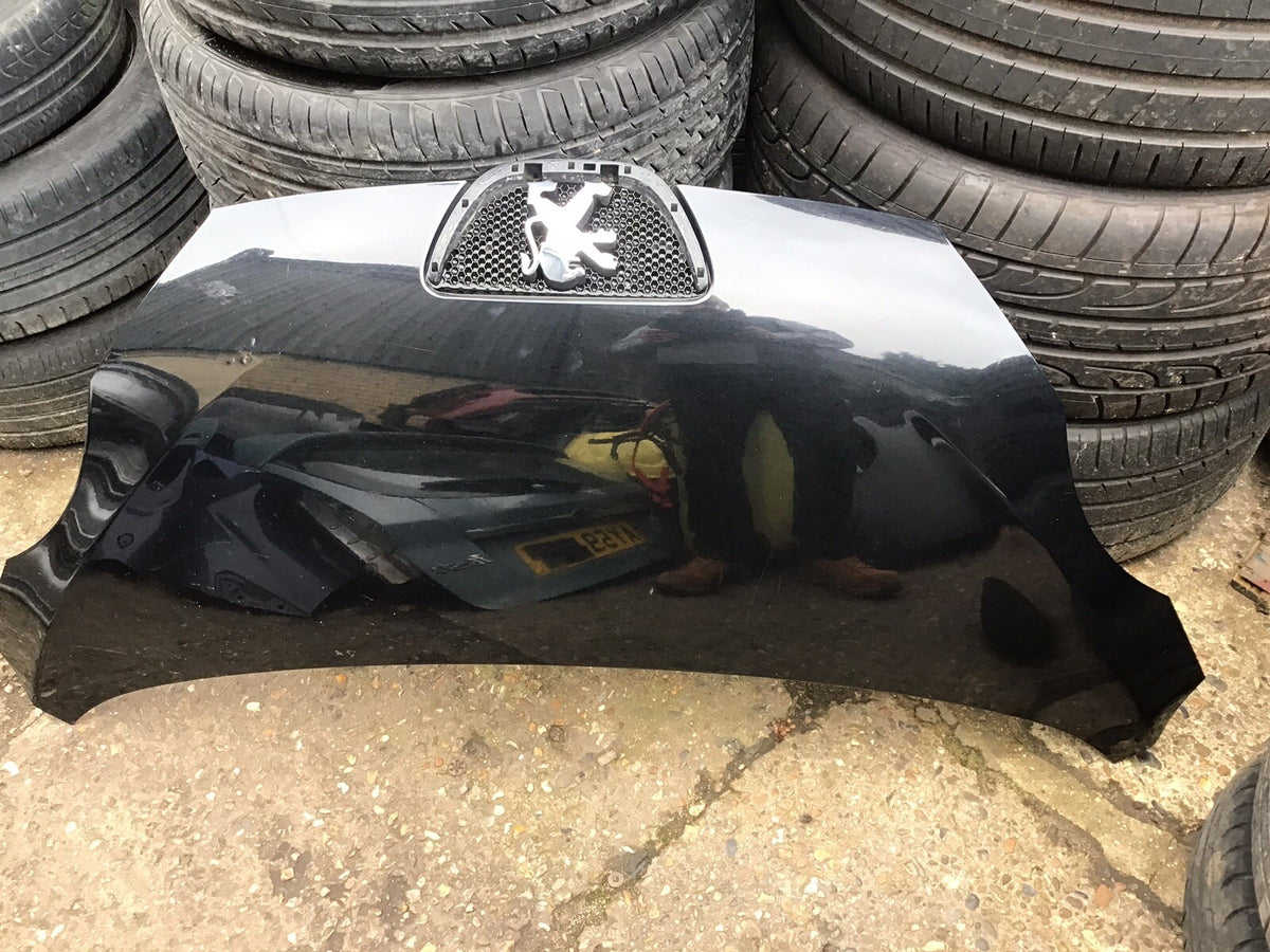 PEUGEOT 107 BONNET IN BLACK METALLIC PAINT CODE EXZ 2005-20123