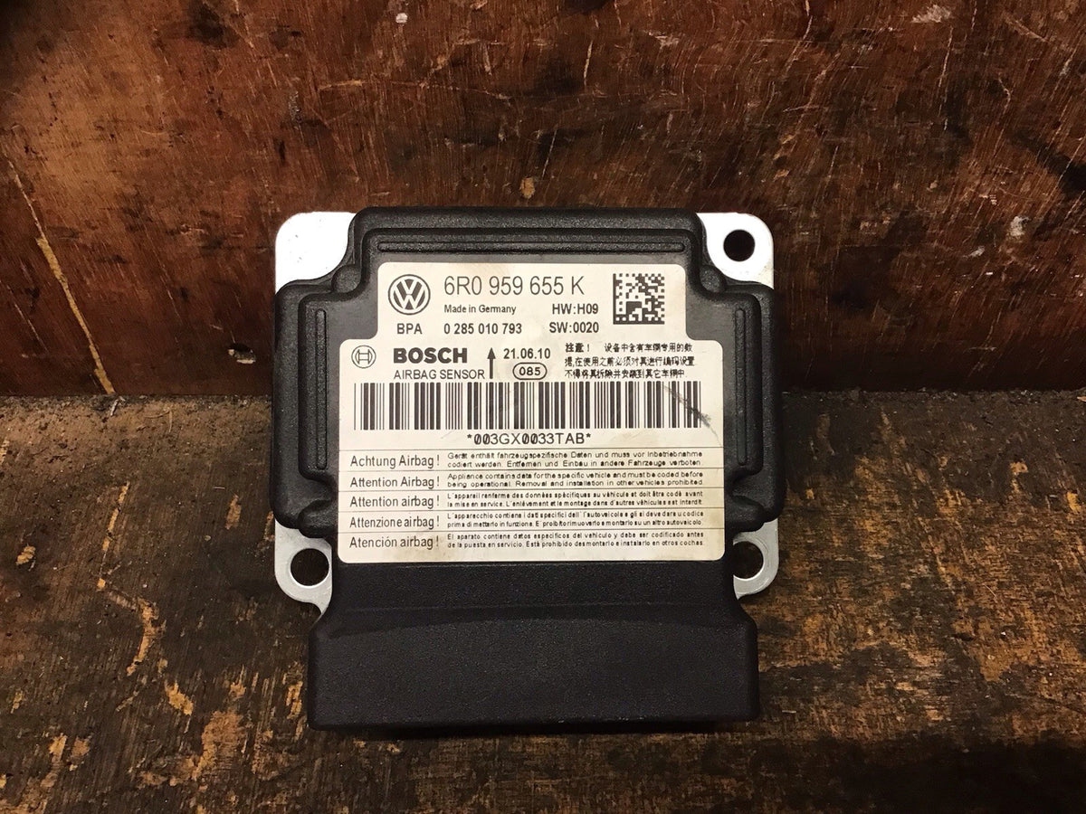 VOLKSWAGEN POLO 6R AIRBAG CONTROL UNIT 6R0959655K 2009 20171