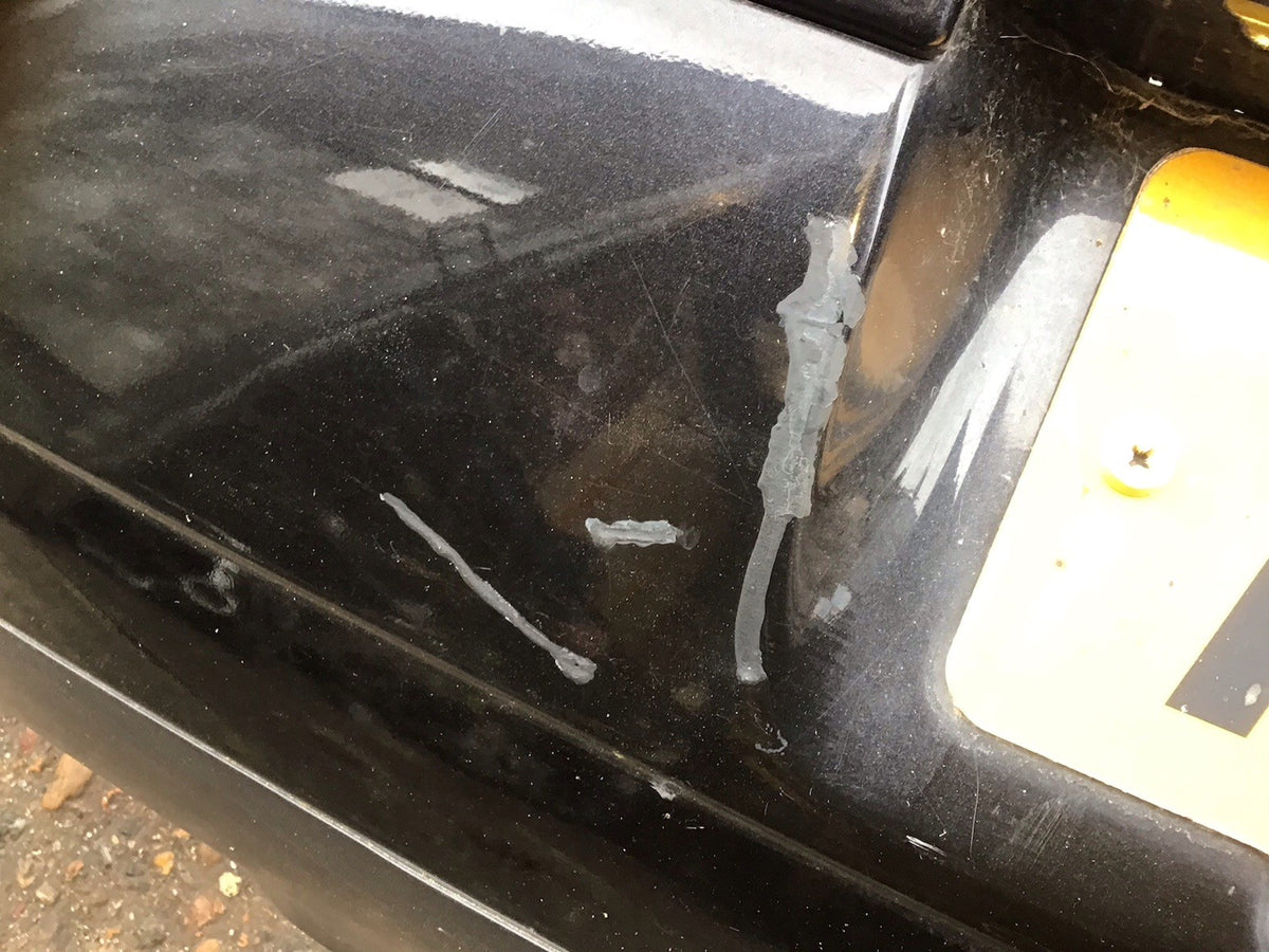 VOLKSWAGEN POLO 9N3 REAR BUMPER BLACK PEARL LC9X 2005 20088