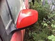 SUZUKI SPLASH PASSENGERS SIDE N/S DOOR MIRROR IN BLAZE RED CODE ZCFB 2008 20141