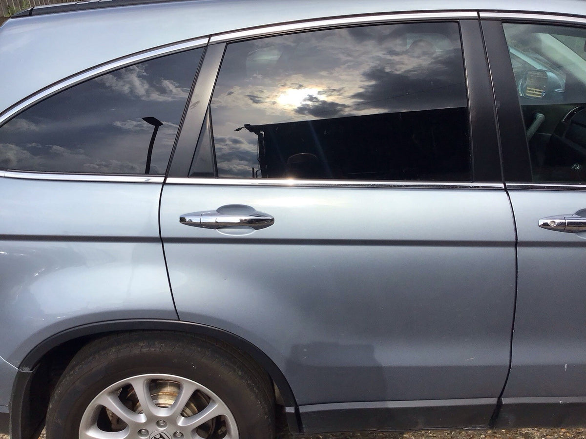 HONDA CRV DRIVER'S SIDE REAR O/S DOOR BLUEISH SILVER METALLIC B538M 2007 20123