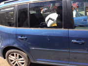 VOLKSWAGEN TOURAN DRIVER'S SIDE O/S REAR DOOR PACIFIC BLUE LA5J  2010 20150
