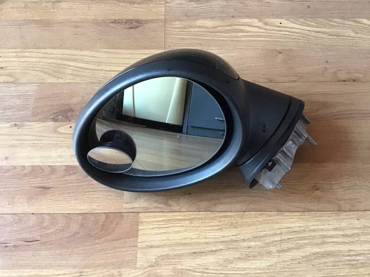 BMW MINI R56 PASSENGER'S SIDE N/S DOOR MIRROR BLACK 2006 20120