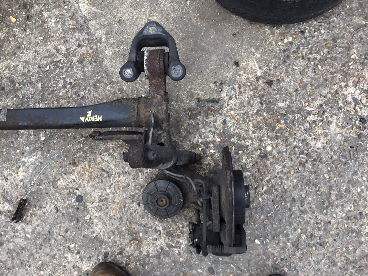 VAUXHALL MERIVA B REAR AXLE DISC BRAKES WITH ABS 2010 20177