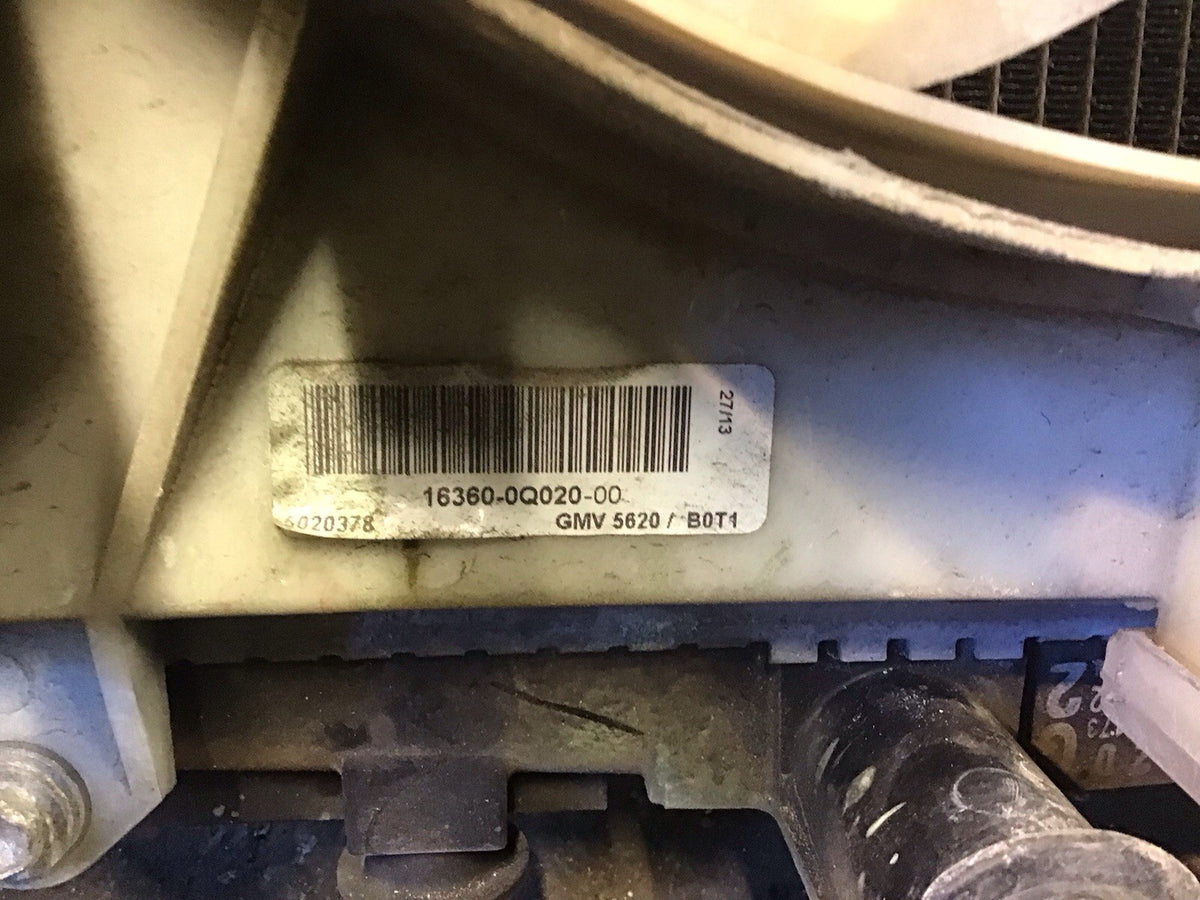 PEUGEOT 107 1.0 PETROL RADIATOR FAN COWLING  16360 0Q020 00 2005 20123