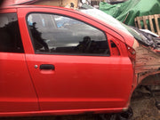 SUZUKI ALTO DRIVER'S SIDE O/S FRONT DOOR BRIGHT RED Z9T 2009 20140